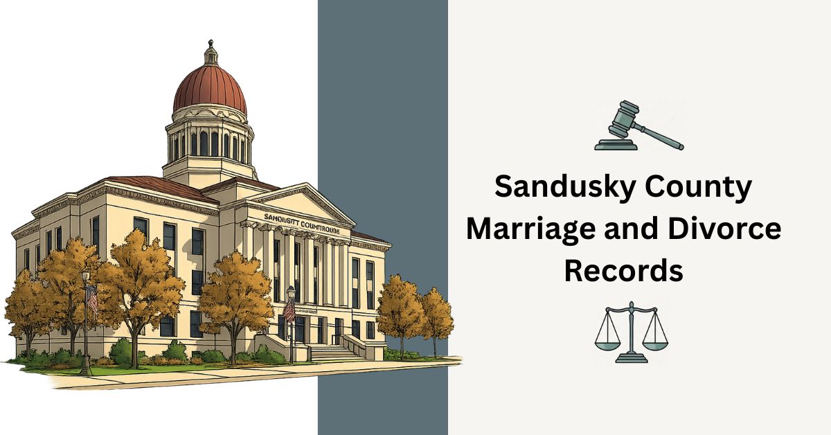 Sandusky County Marriage and Divorce Records